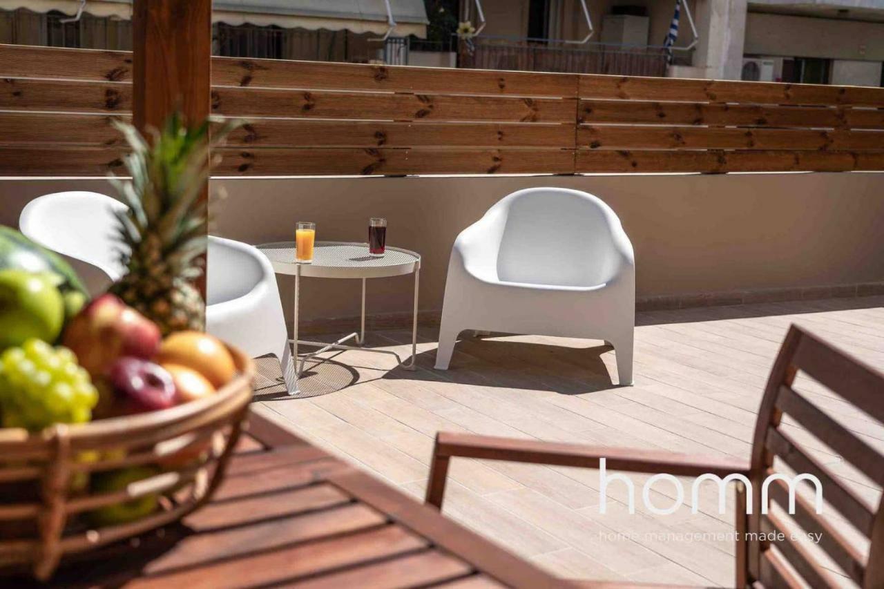 Nemeseos 1St Floor Homm Apartment With Roof Garden And Wading Pool Athen Exterior foto